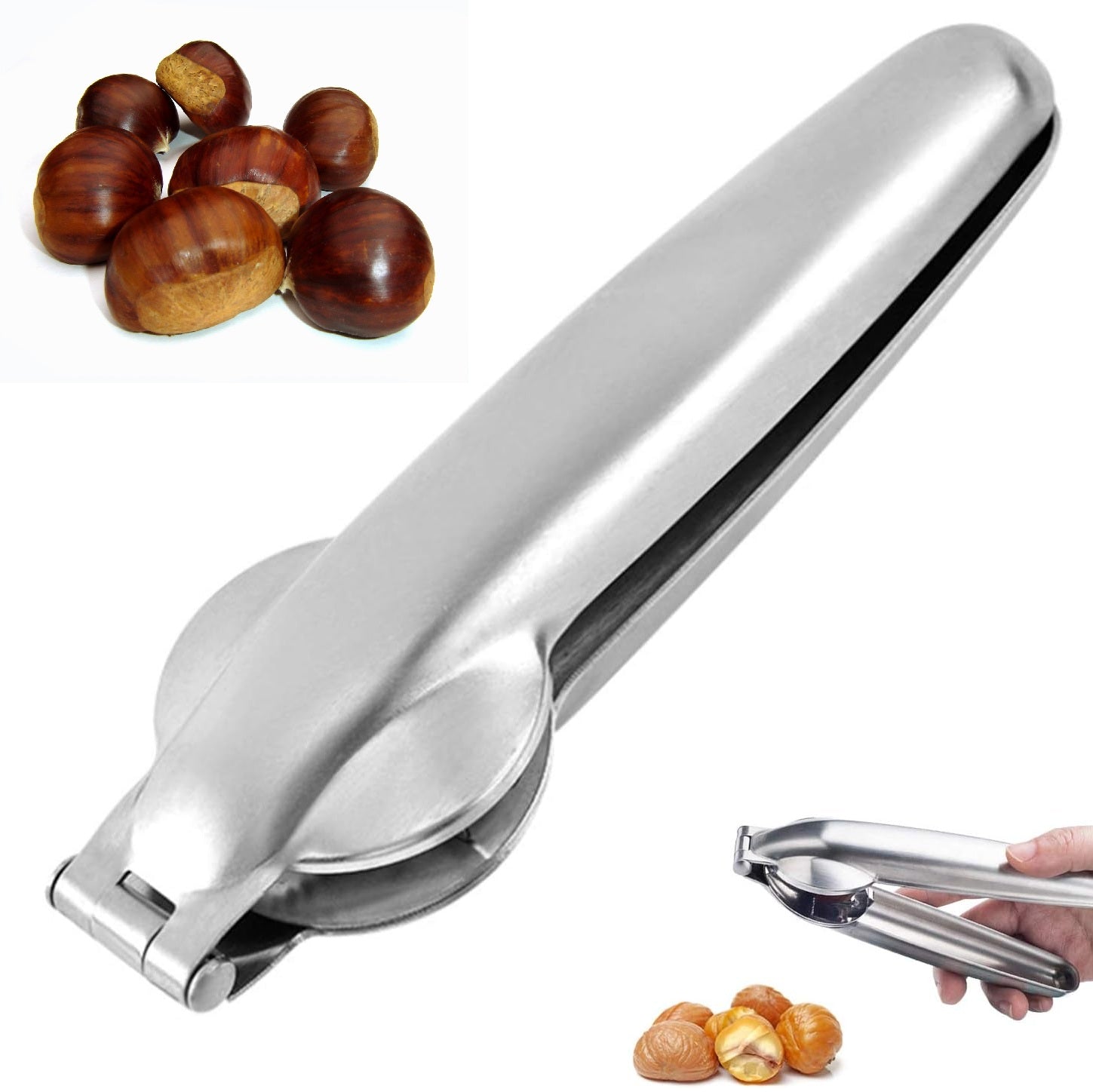 pelamatic Nutcracker, splitter, almond cracker, Iron